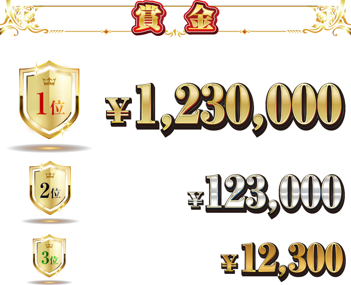 賞金一覧